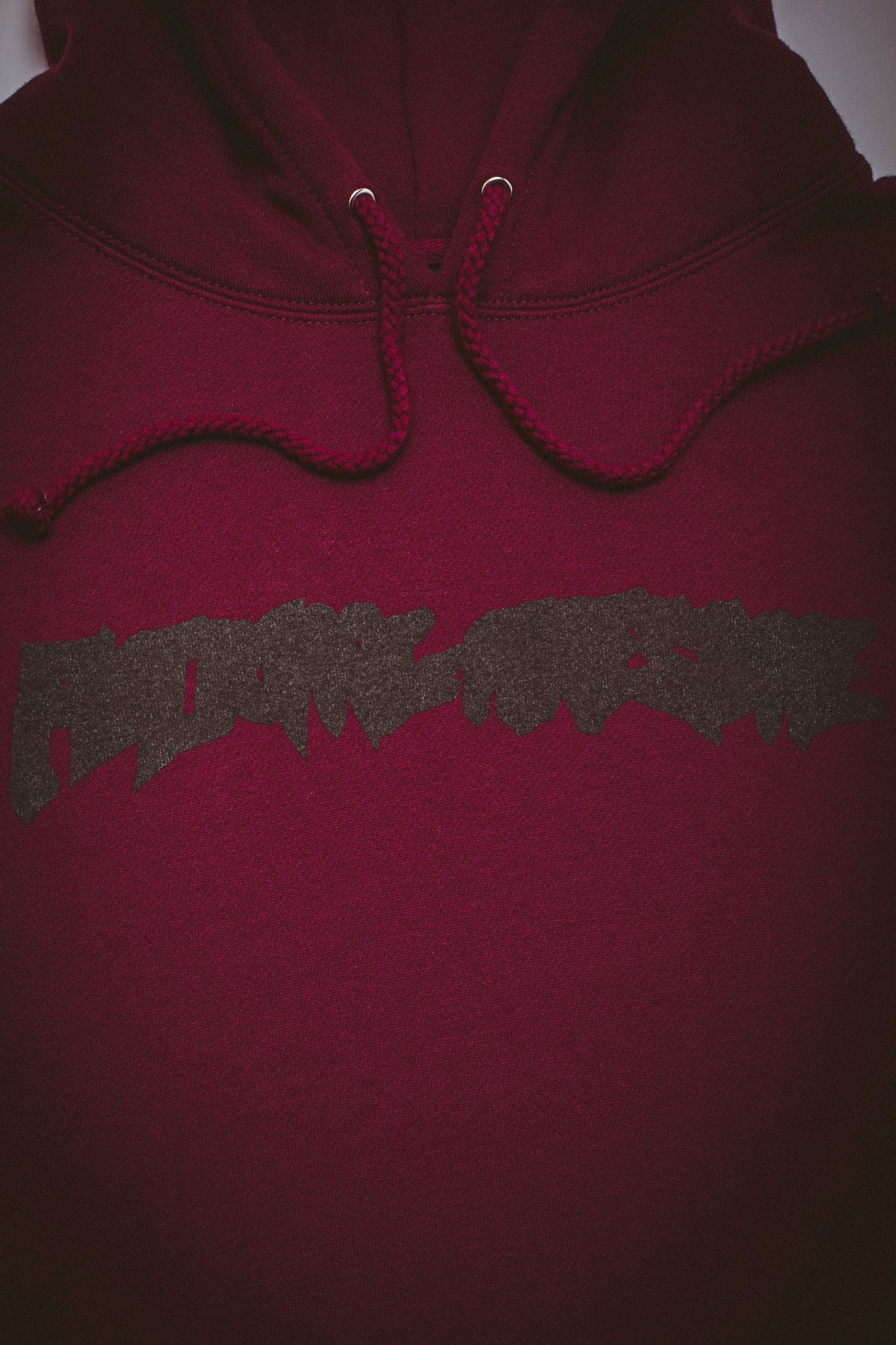 INK TRAP STAMP HOODIE (MAROON)