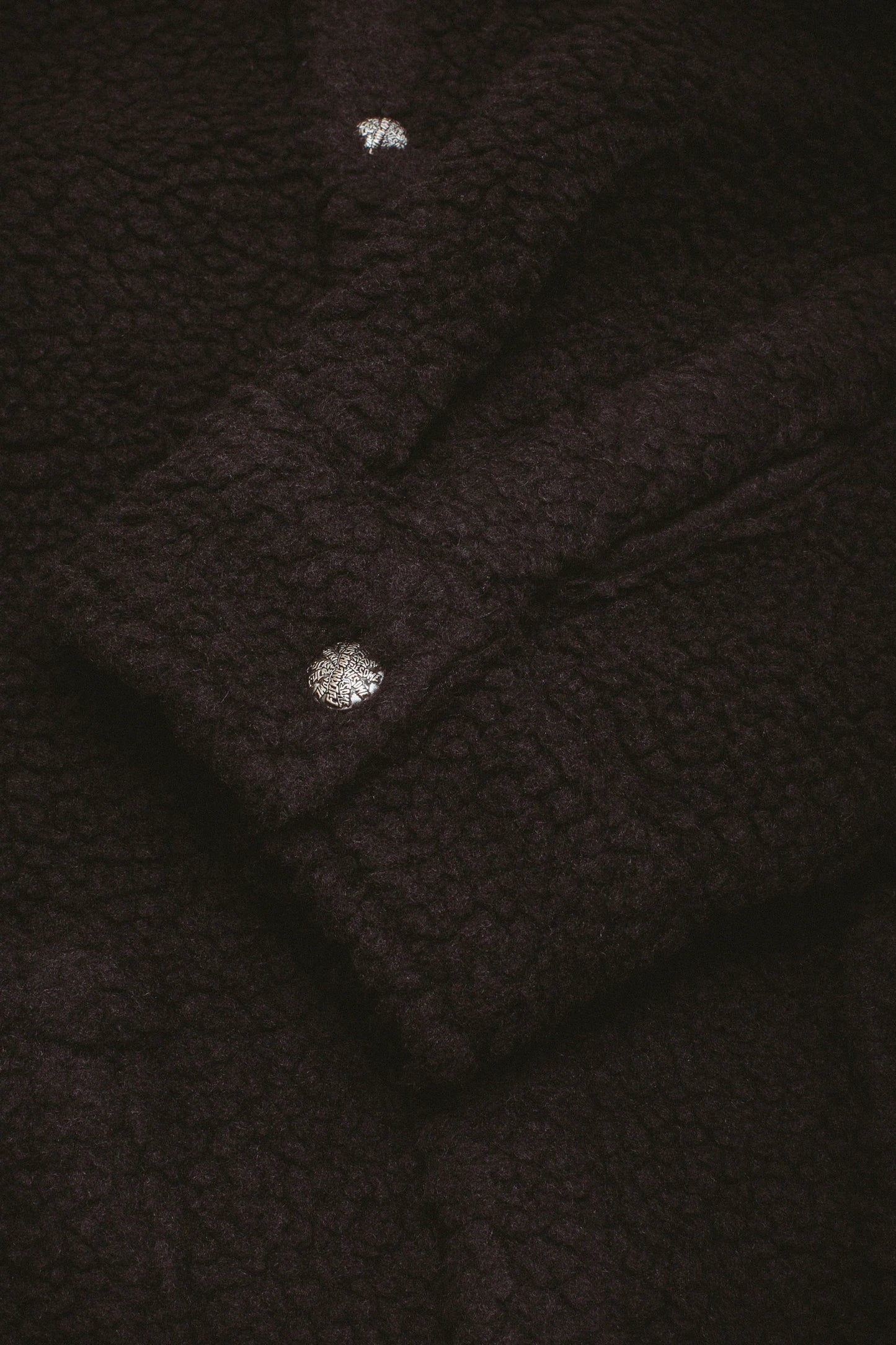 PILE FLEECE OVERSHIRT(BLACK)