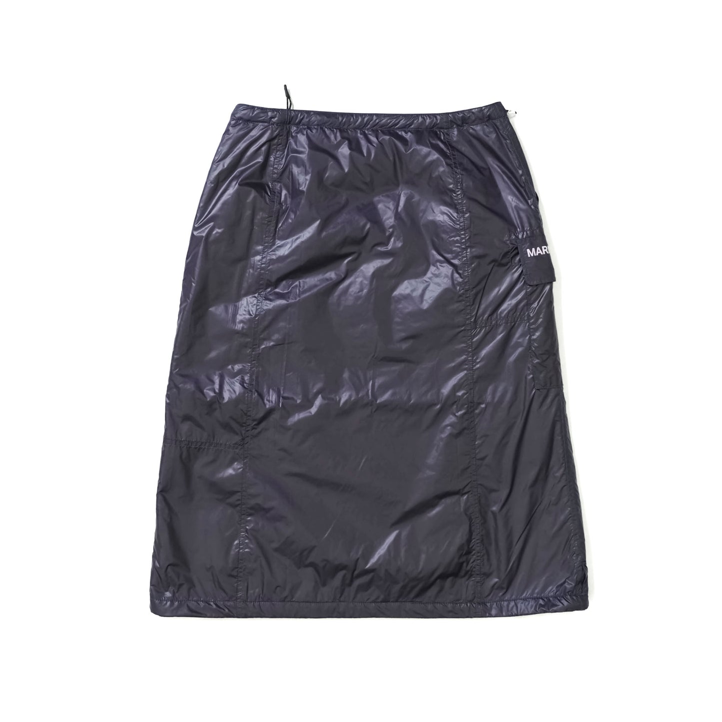 NYLON PUFFER SKIRT(PURPLE)
