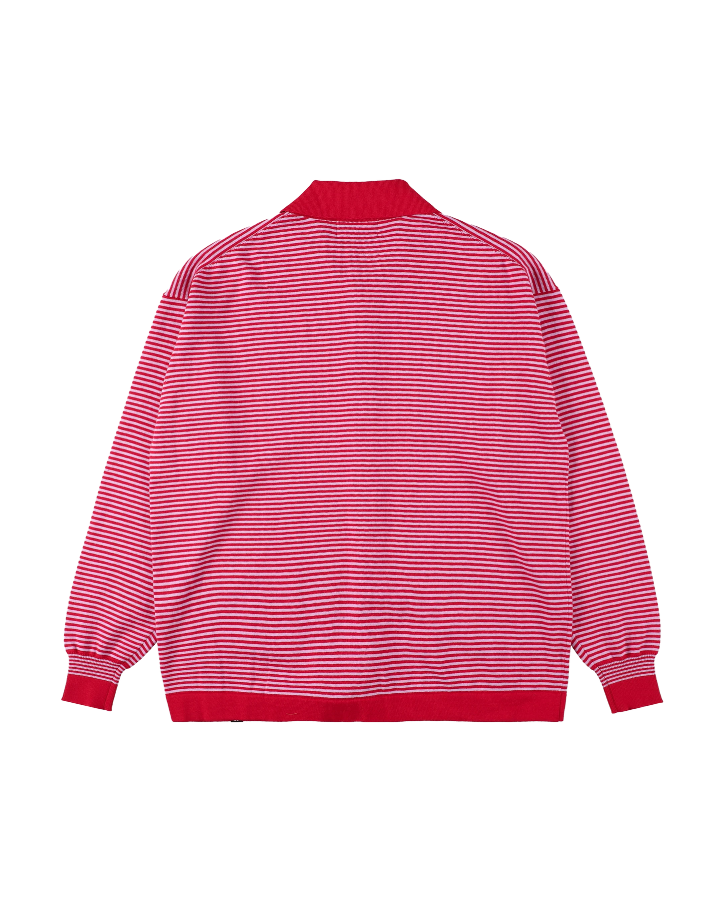 STRIPE KNIT SHIRT (RED)