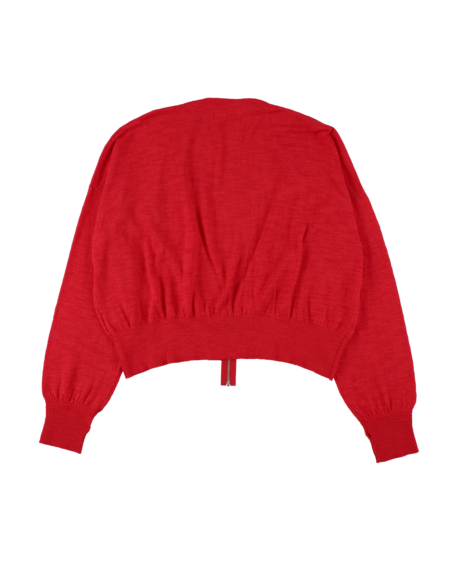 SLAB GAUZE KNIT BOLERO (RED)