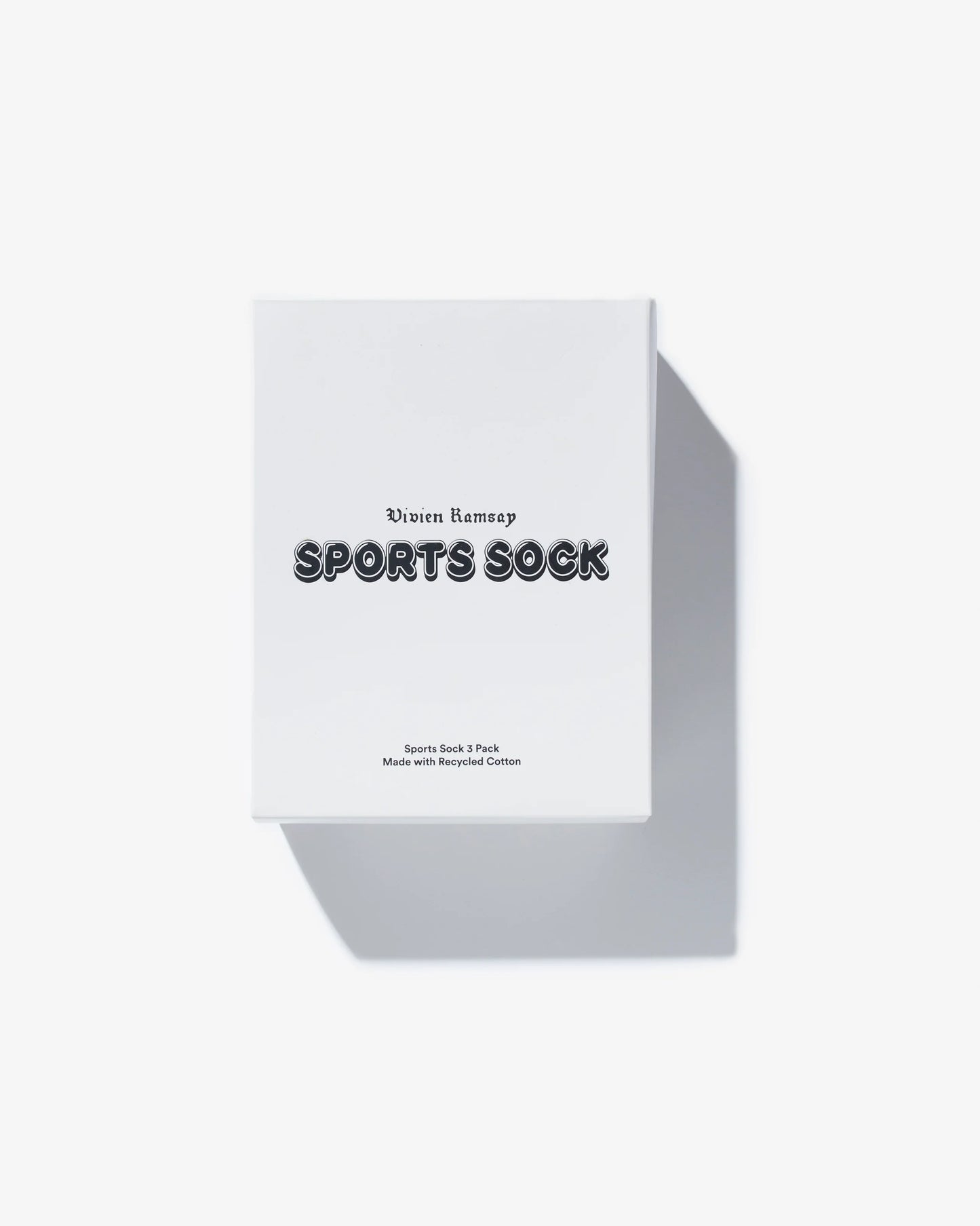 SPORTS SOCK(3 PACK BOX) WHITE