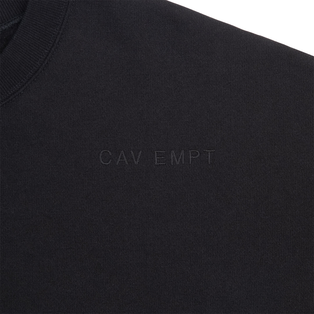 SOLID LOOSE CREW NECK (BLACK)