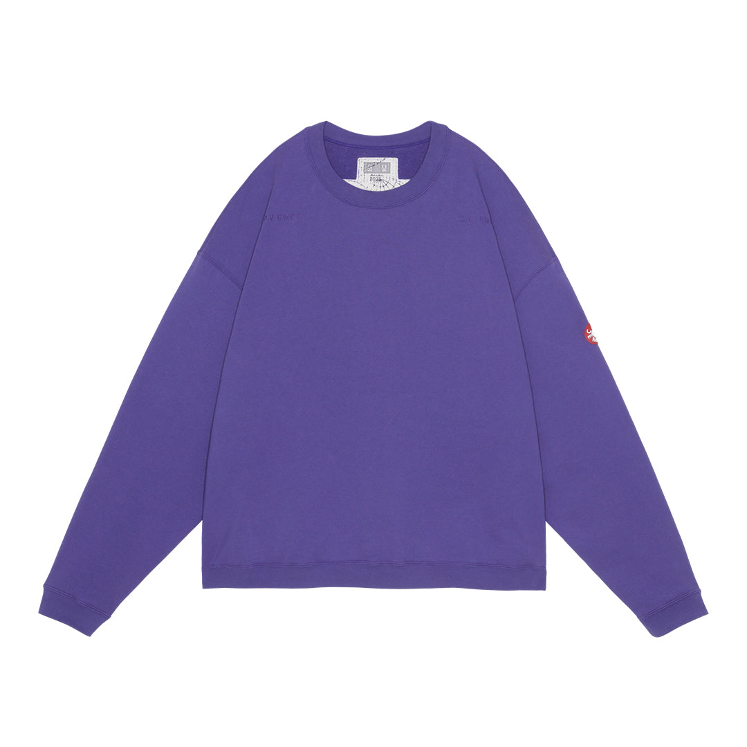 SOLID LOOSE CREW NECK (PURPLE)