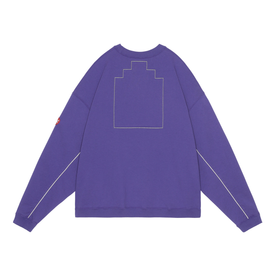 SOLID LOOSE CREW NECK (PURPLE)