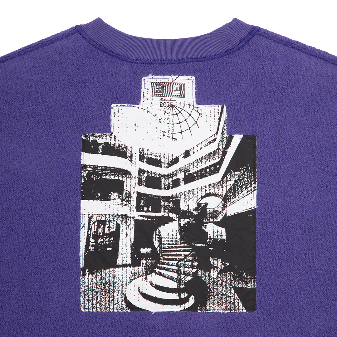 SOLID LOOSE CREW NECK (PURPLE)