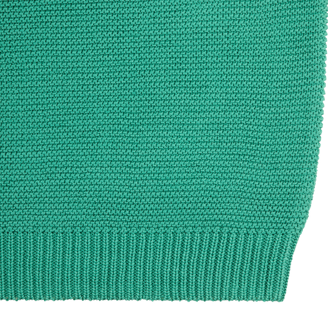 RAGLAN SLEEVE COTTON KNIT (GREEN)