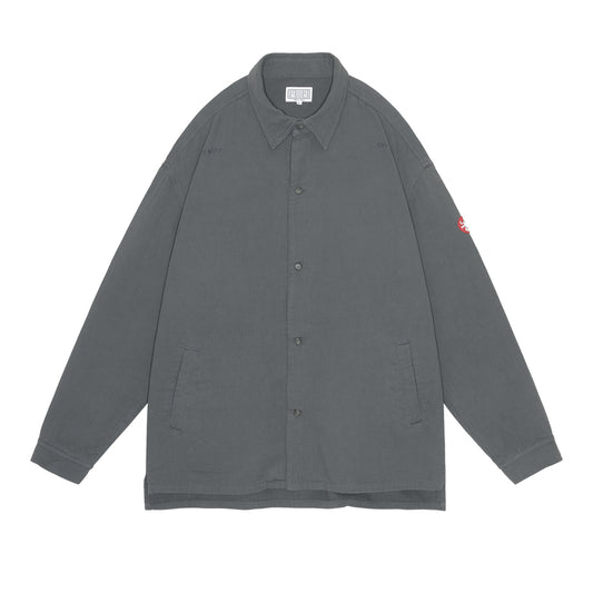 WELT POCKETS BIG SHIRT (CHARCOAL)