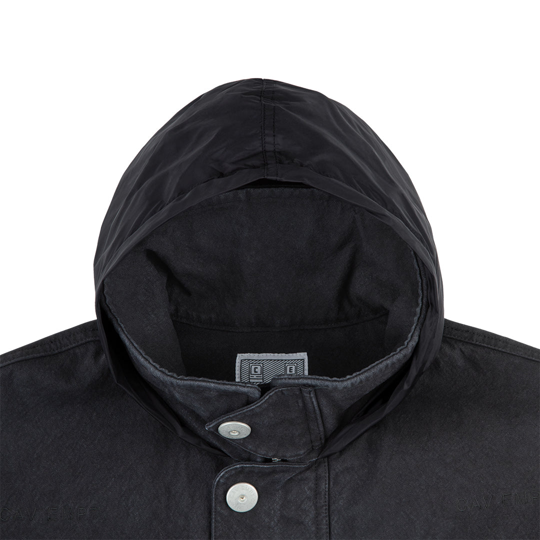 CANVAS CASUAL ZIP JACKET (BLACK)