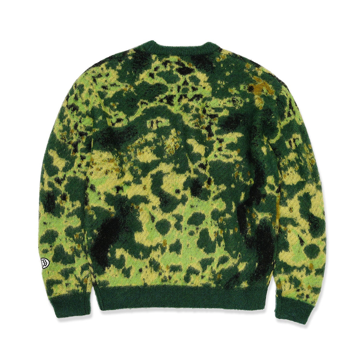 TIE DYE JACQUARD SWEATER (GREEN/LIME)