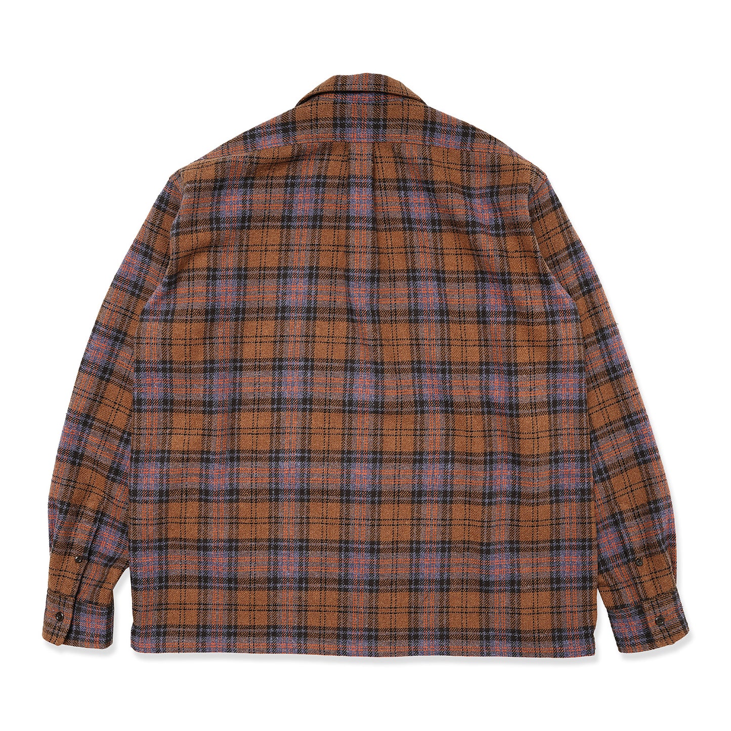 VENTILATION OPEN COLOR SHIRT (BROWN/ORANGE)