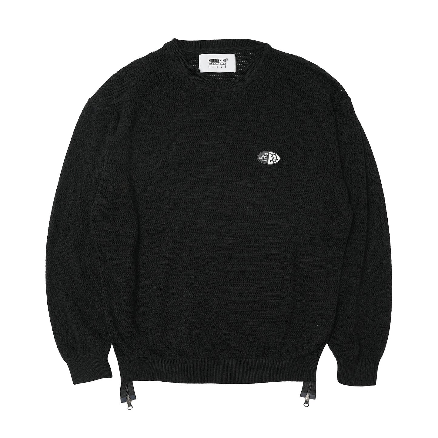 VENTILATION MESH SWEATER (BLACK)