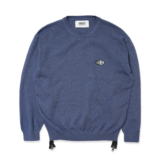 VENTILATION MESH SWEATER (BLUE)