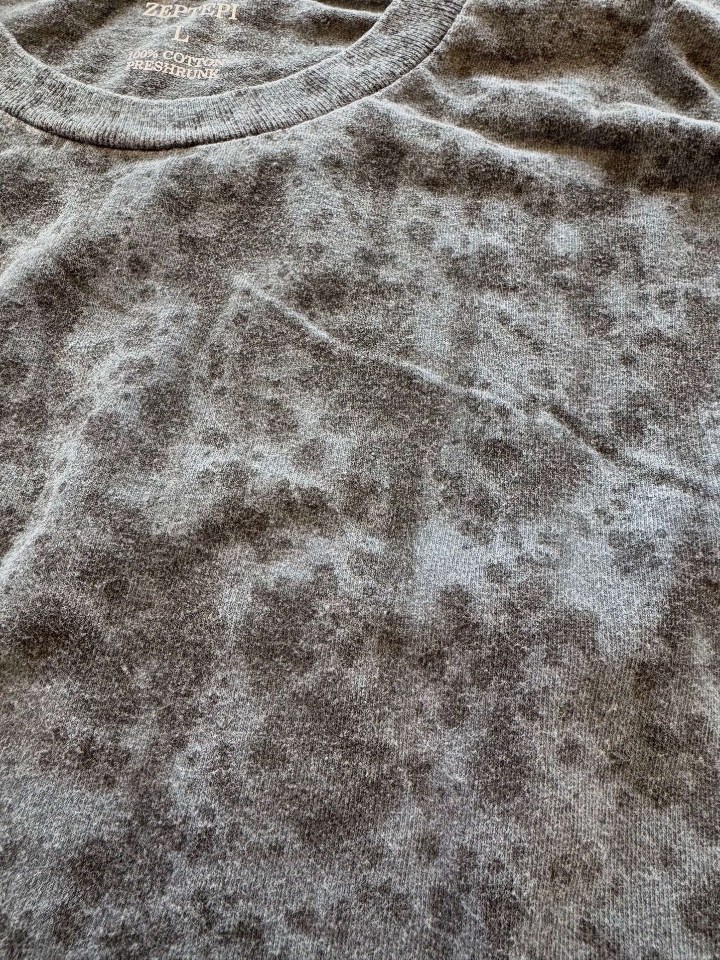 LS Tee / RAINDROPS (GRAY)