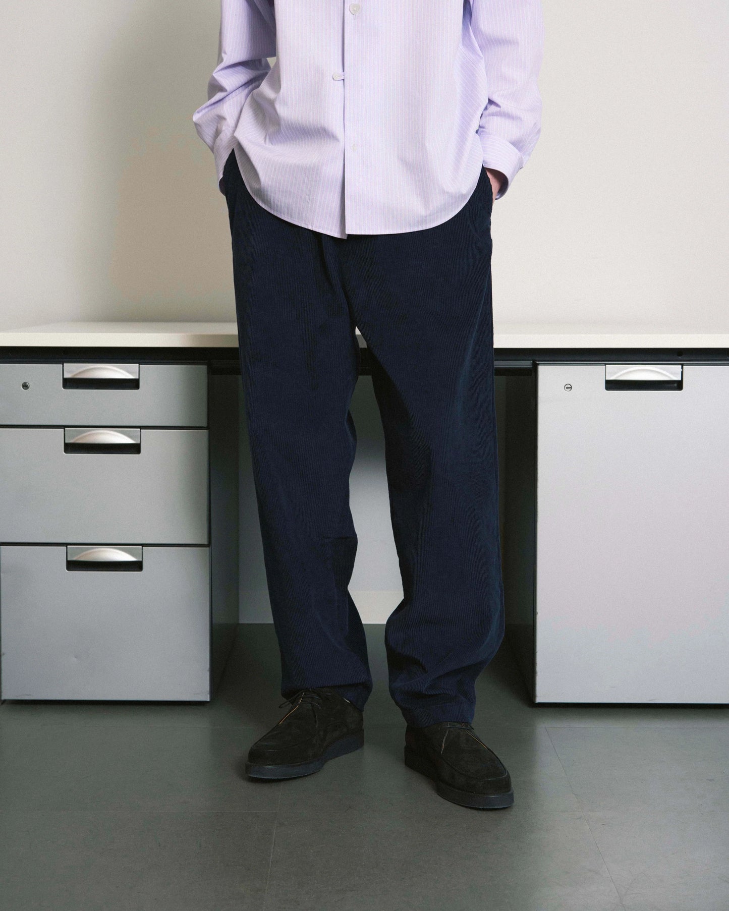 HAMBLETON PANTS CORD (NAVY)