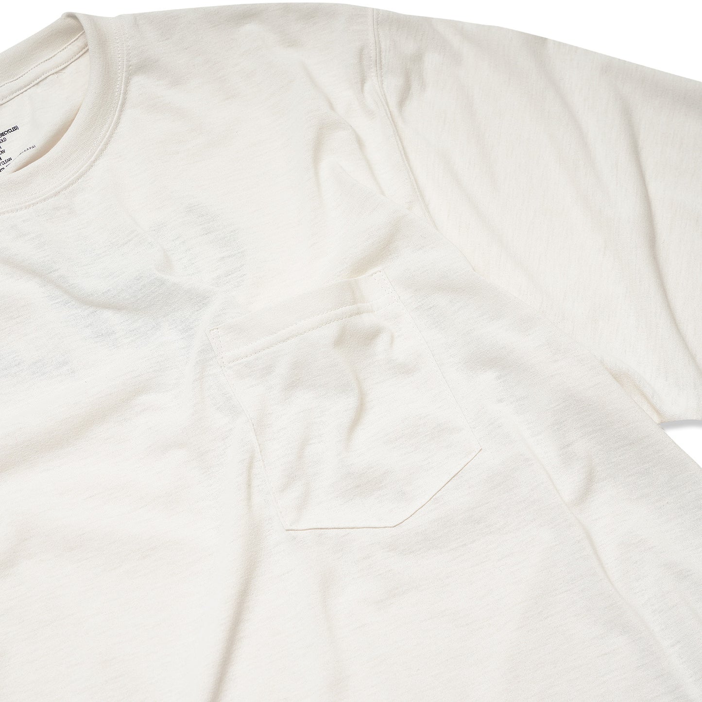 POCKET LS TEE (L&P) OFF WHITE