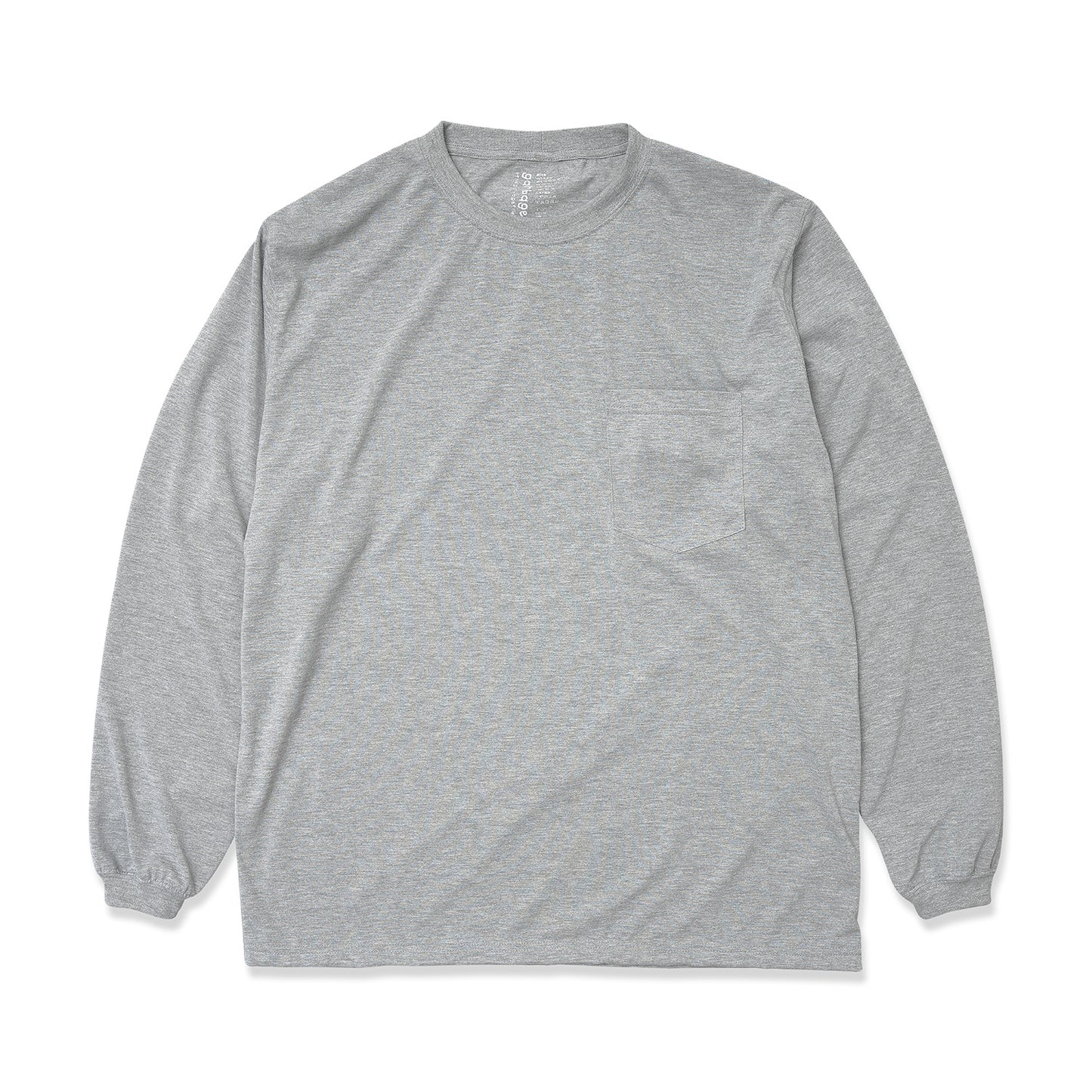 POCKET LS TEE (VITAL) ASH GREY