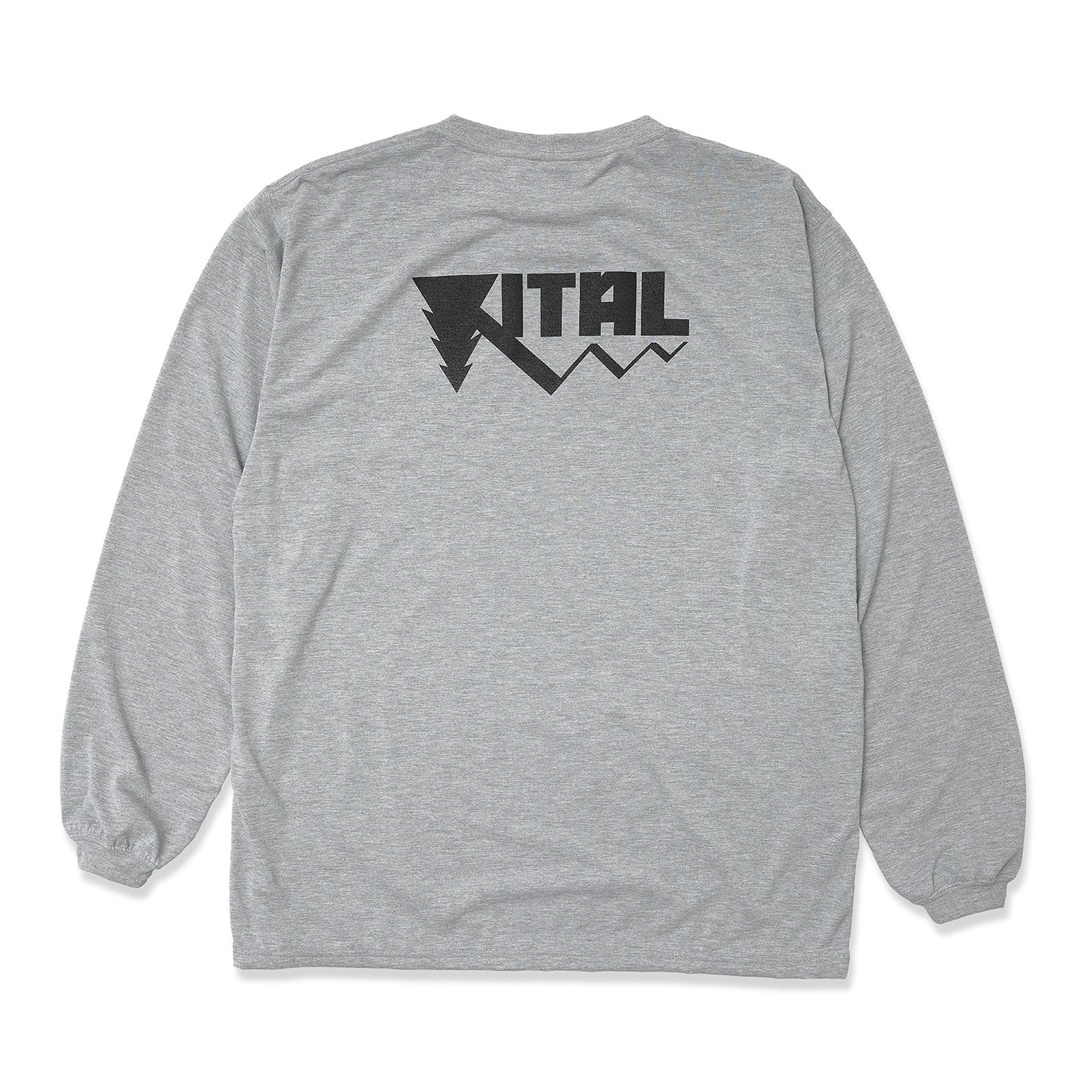 POCKET LS TEE (VITAL) ASH GREY