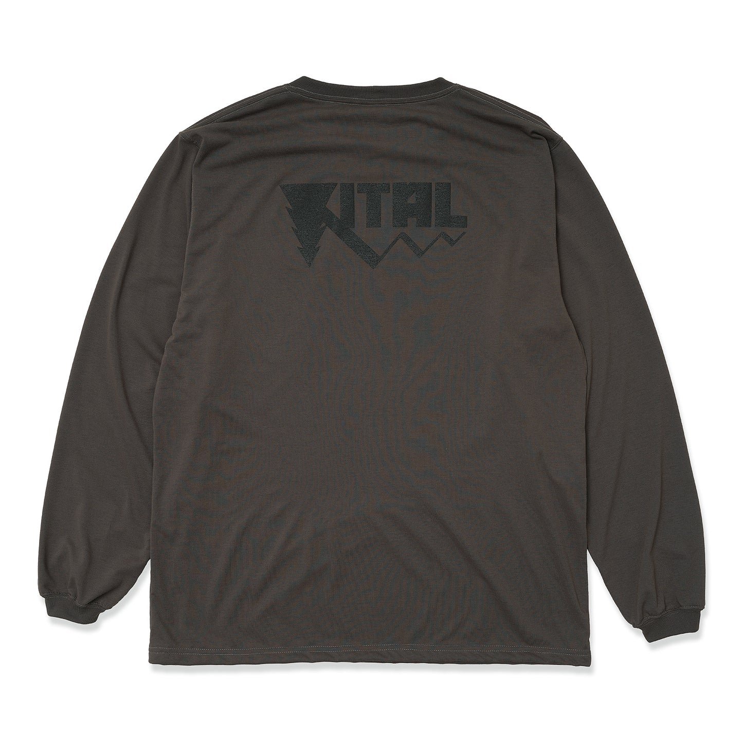 POCKET LS TEE (VITAL) DARK GREY