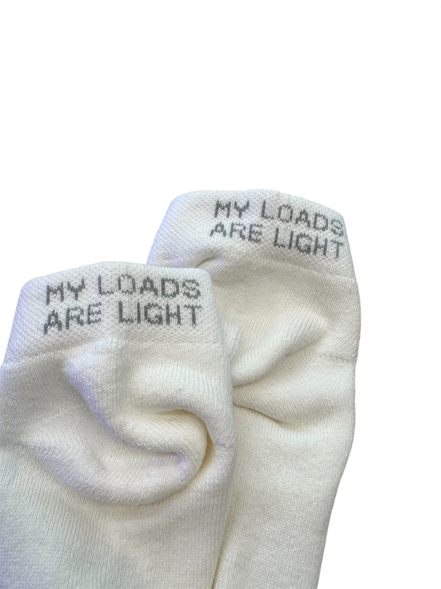 LIGHTNESS ANKLE SOCKS (CLEAN WHITE)