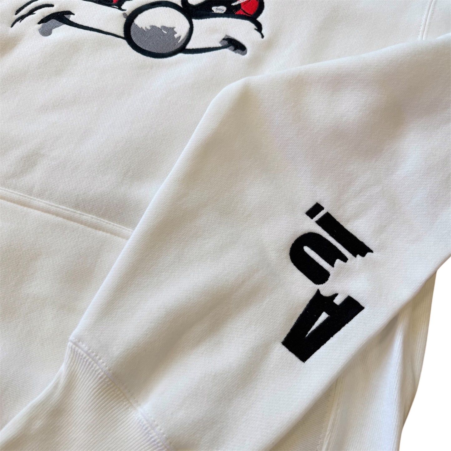 Devil boy face Hoodie (WHITE)