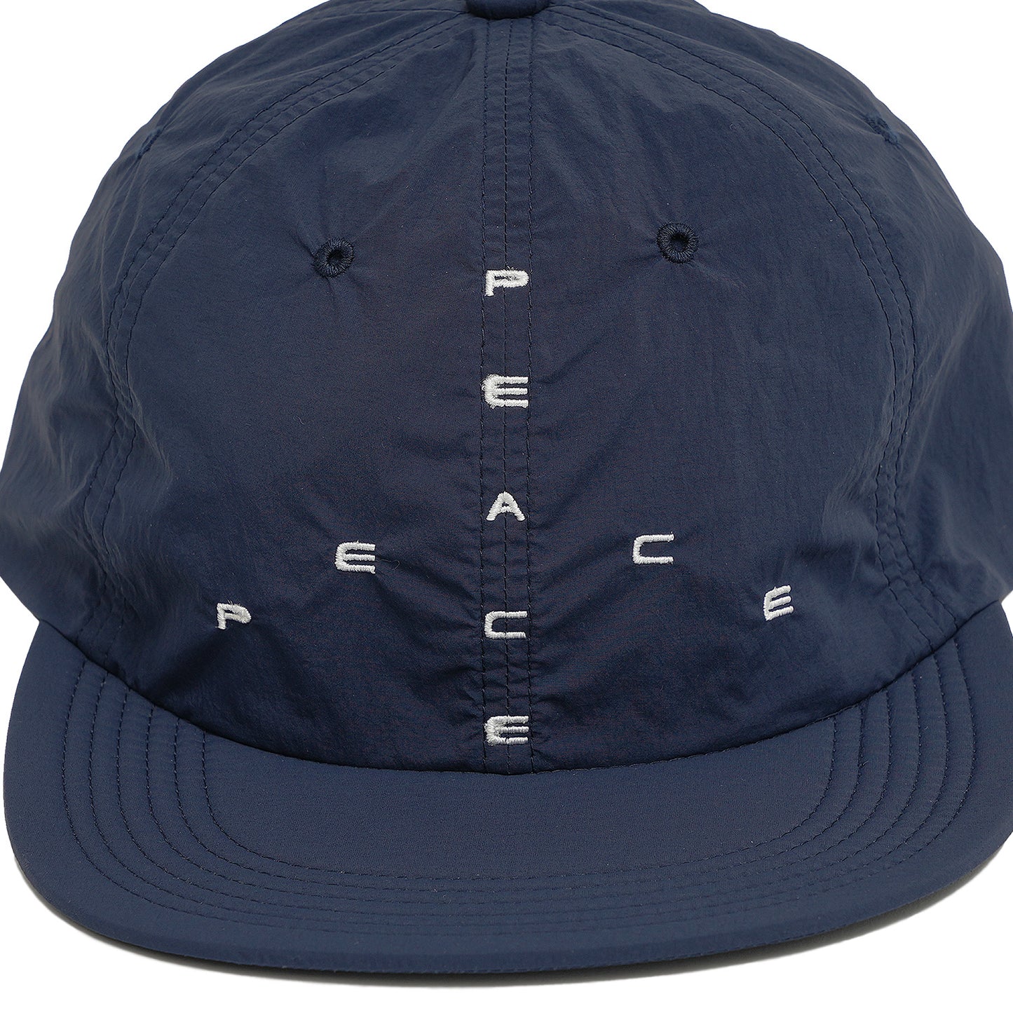 SOFT BRIM 6 PANEL CAP (BIG PEACE) NAVY