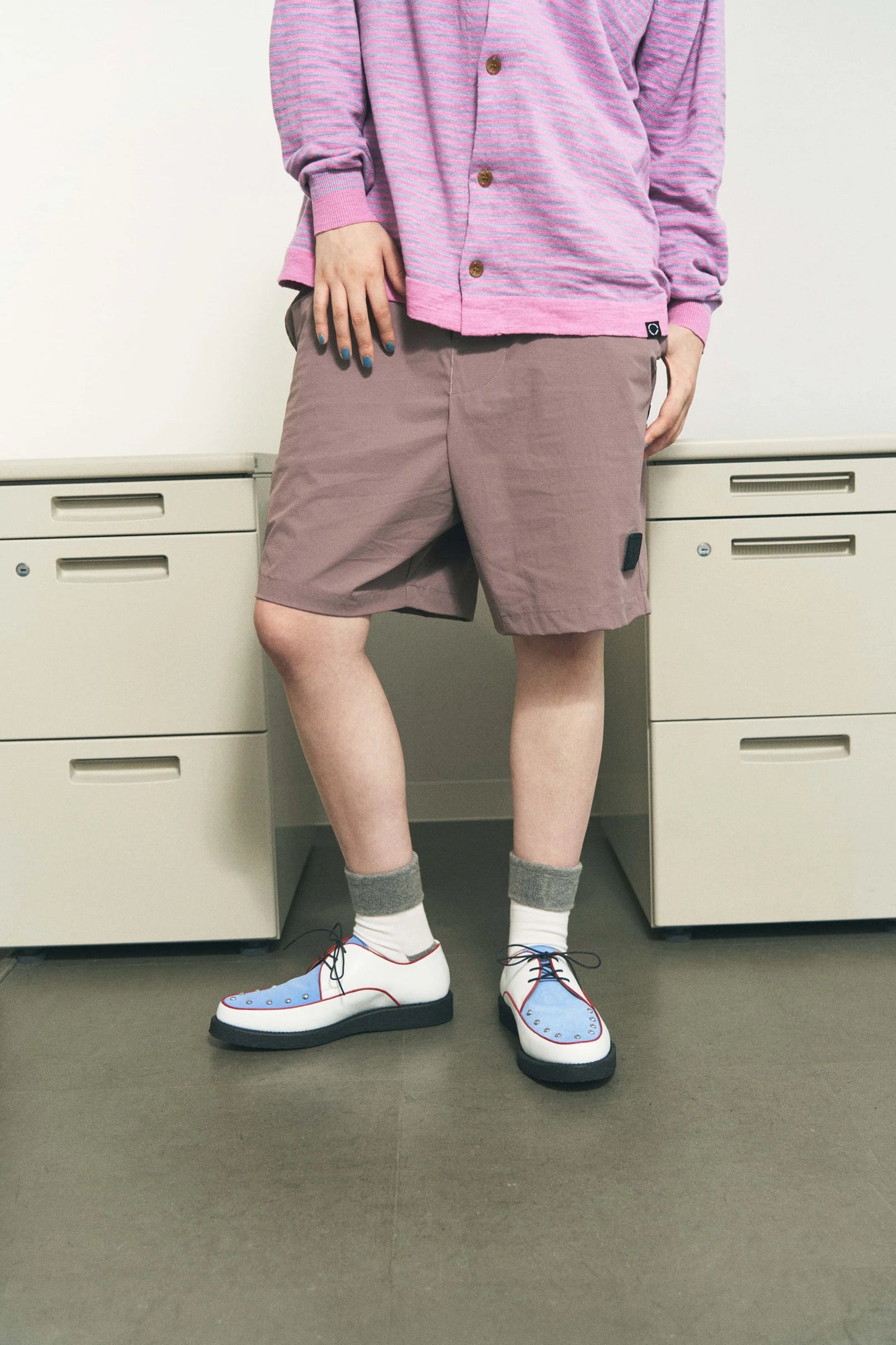 NYLON RIPSTOP SHORTS (BURGUNDY)