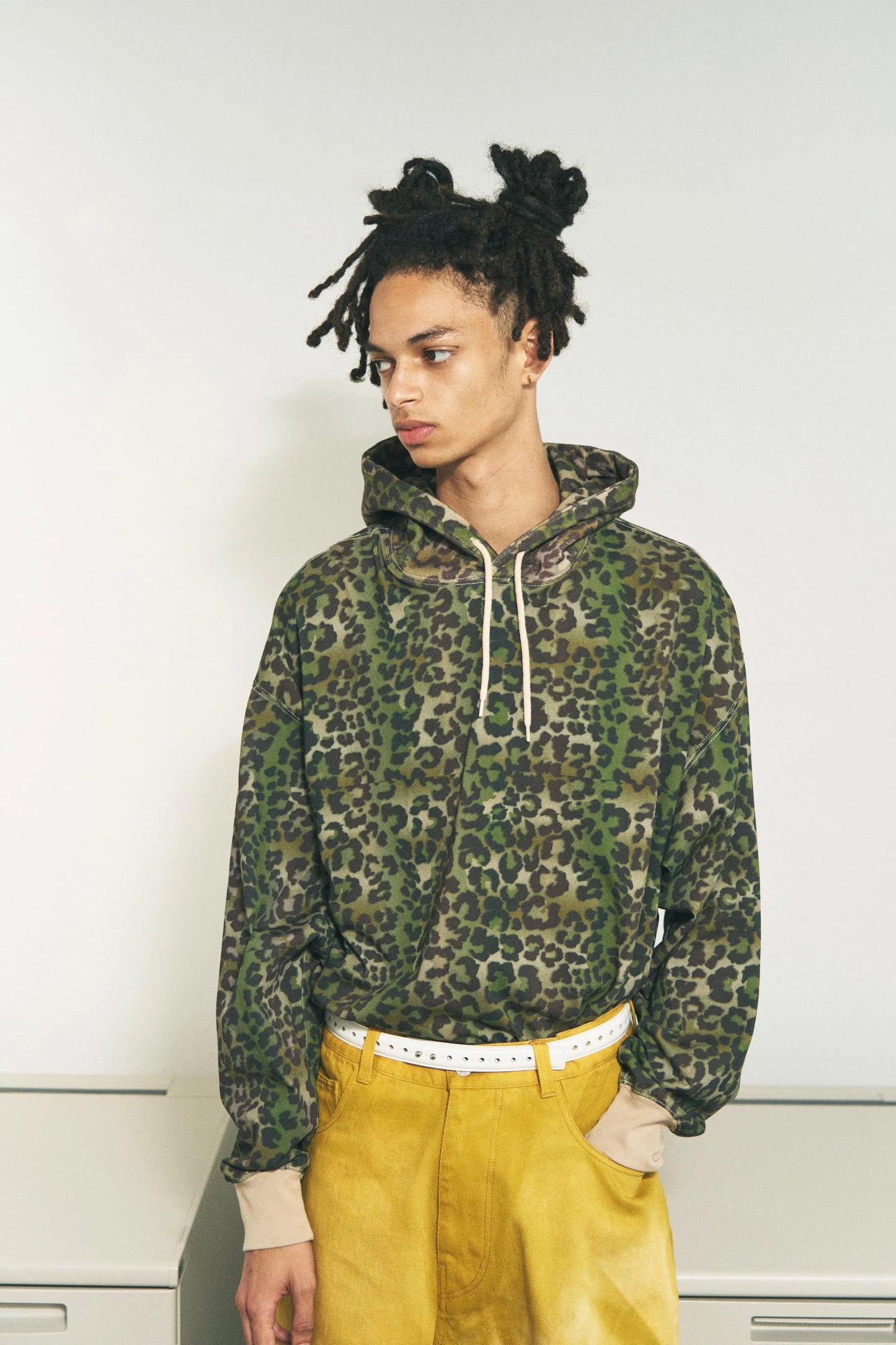 TEE LAYER HOODIE (LEOPARD)