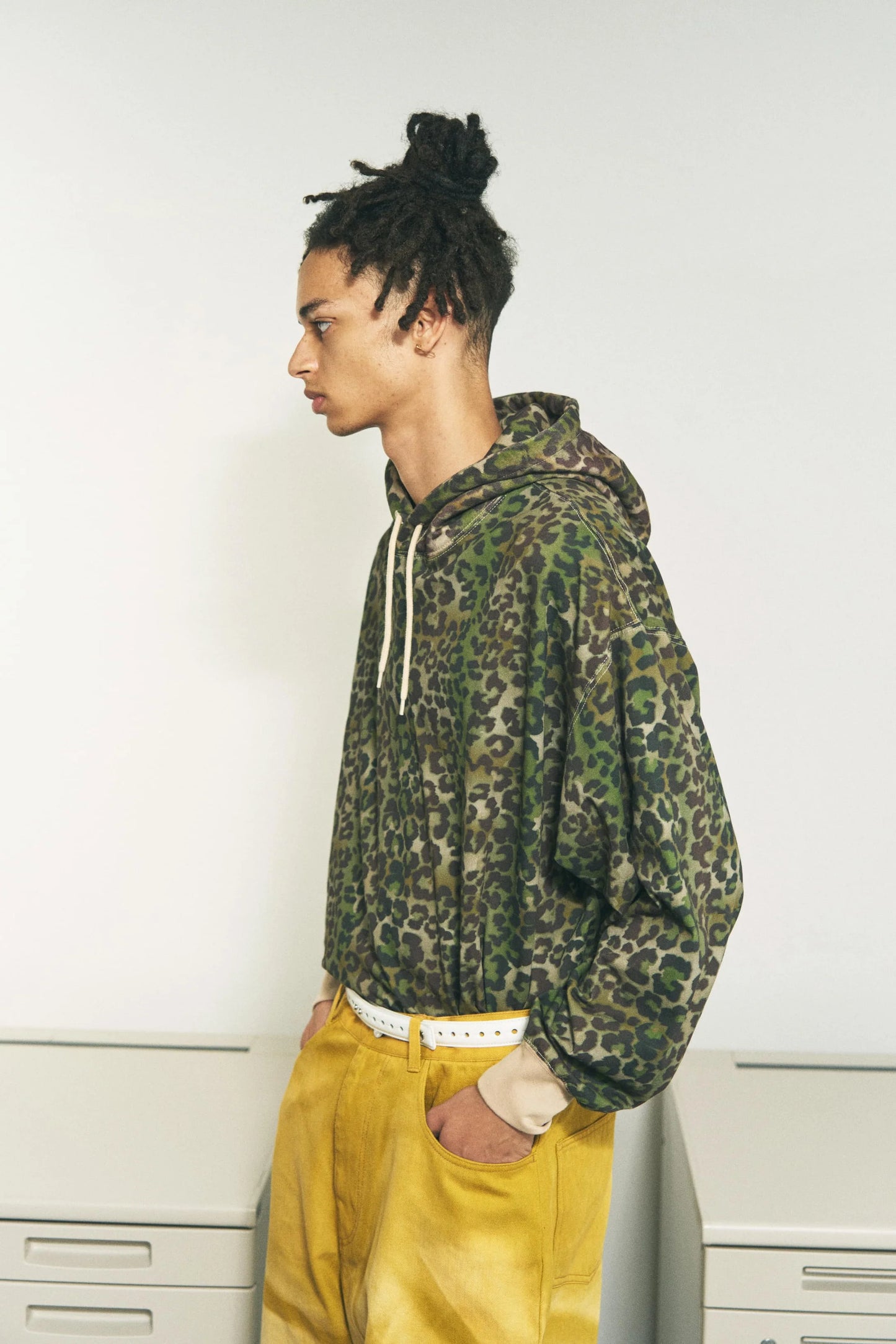 TEE LAYER HOODIE (LEOPARD)