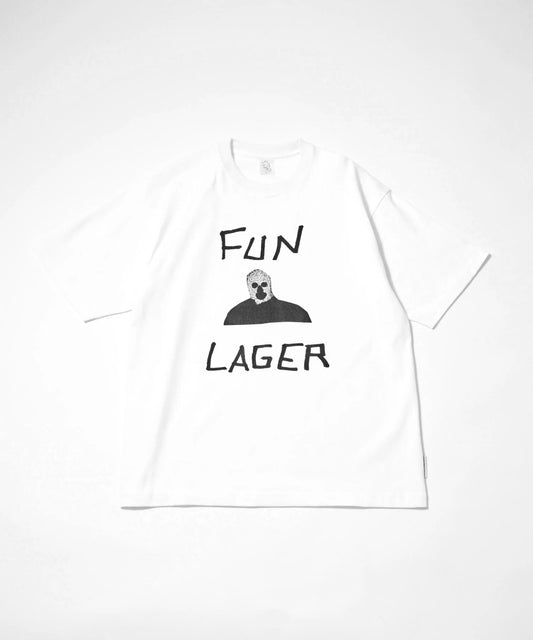 FUN LAGER TEE Designed by Tomoo Gokita (WHITE)