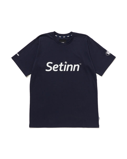VANS × SETINN TENNIS TEE(NAVY)