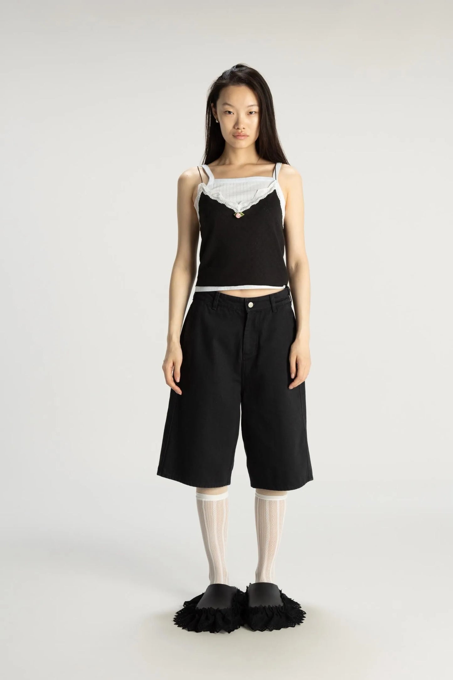 PERPECT LENGTH DENIM（BLACK）