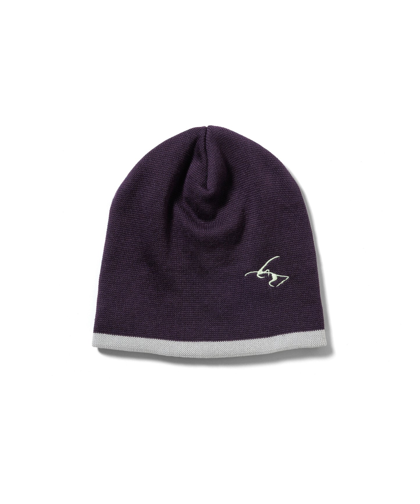 REVERSIBLE BEANIE (PURPLE / GRAY)