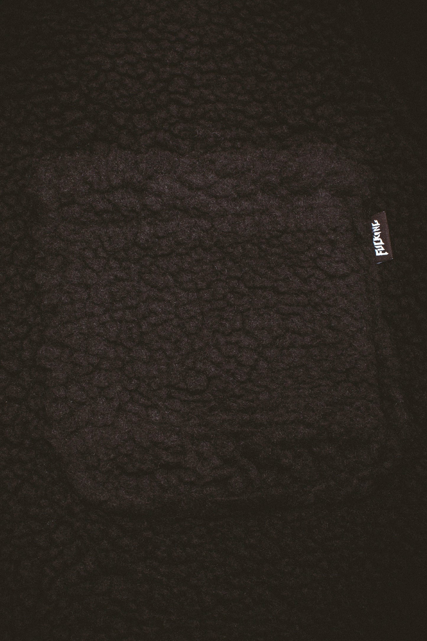 PILE FLEECE OVERSHIRT(BLACK)