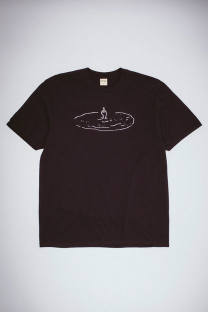 FUCK THE WORLD SHORT SLIEEVE TEE (BLACK)