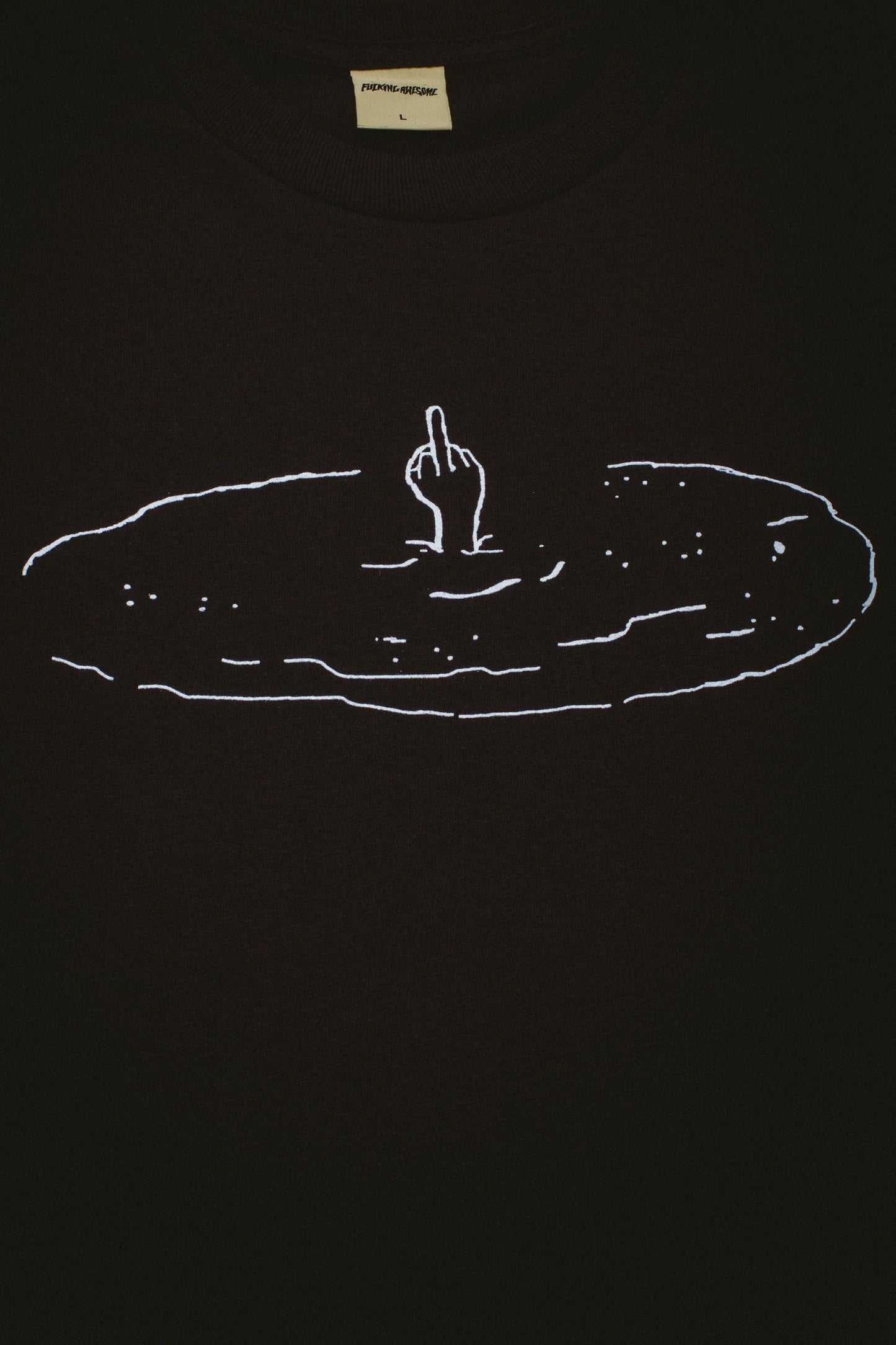 FUCK THE WORLD SHORT SLIEEVE TEE (BLACK)