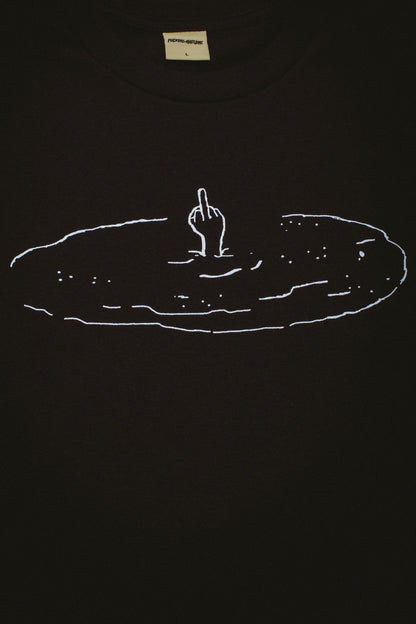 FUCK THE WORLD SHORT SLIEEVE TEE (BLACK)