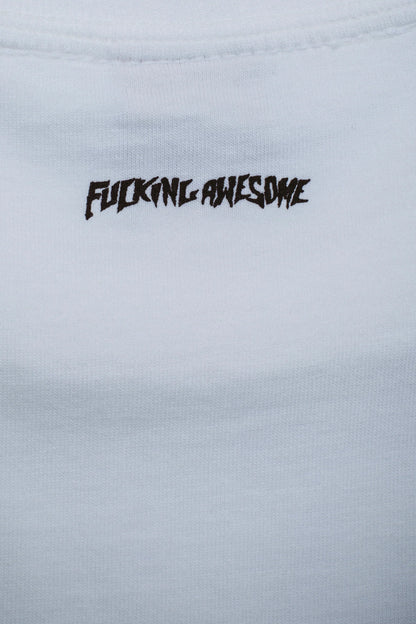 FUCK THE WORLD SHORT SLIEEVE TEE (WHITE)