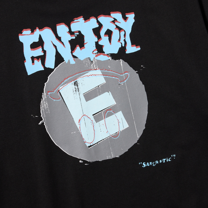 Enjoy E Again Short Sleeve Tee (BLACK)
