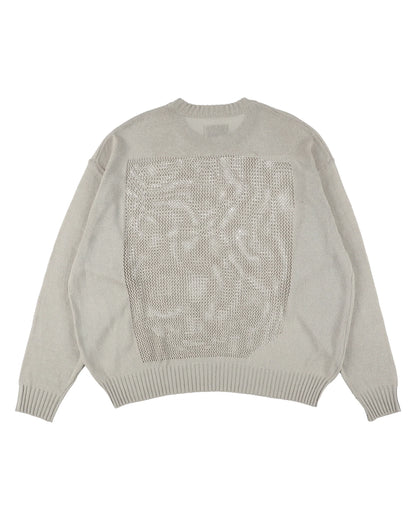 WINDOW WEB SWEATER (GREIGE)