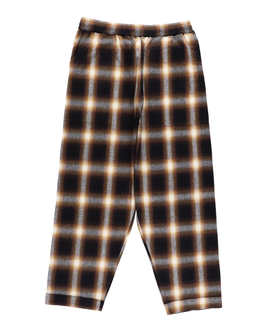 NIGHT PANTS HOMBRE PLAID (BROWN)