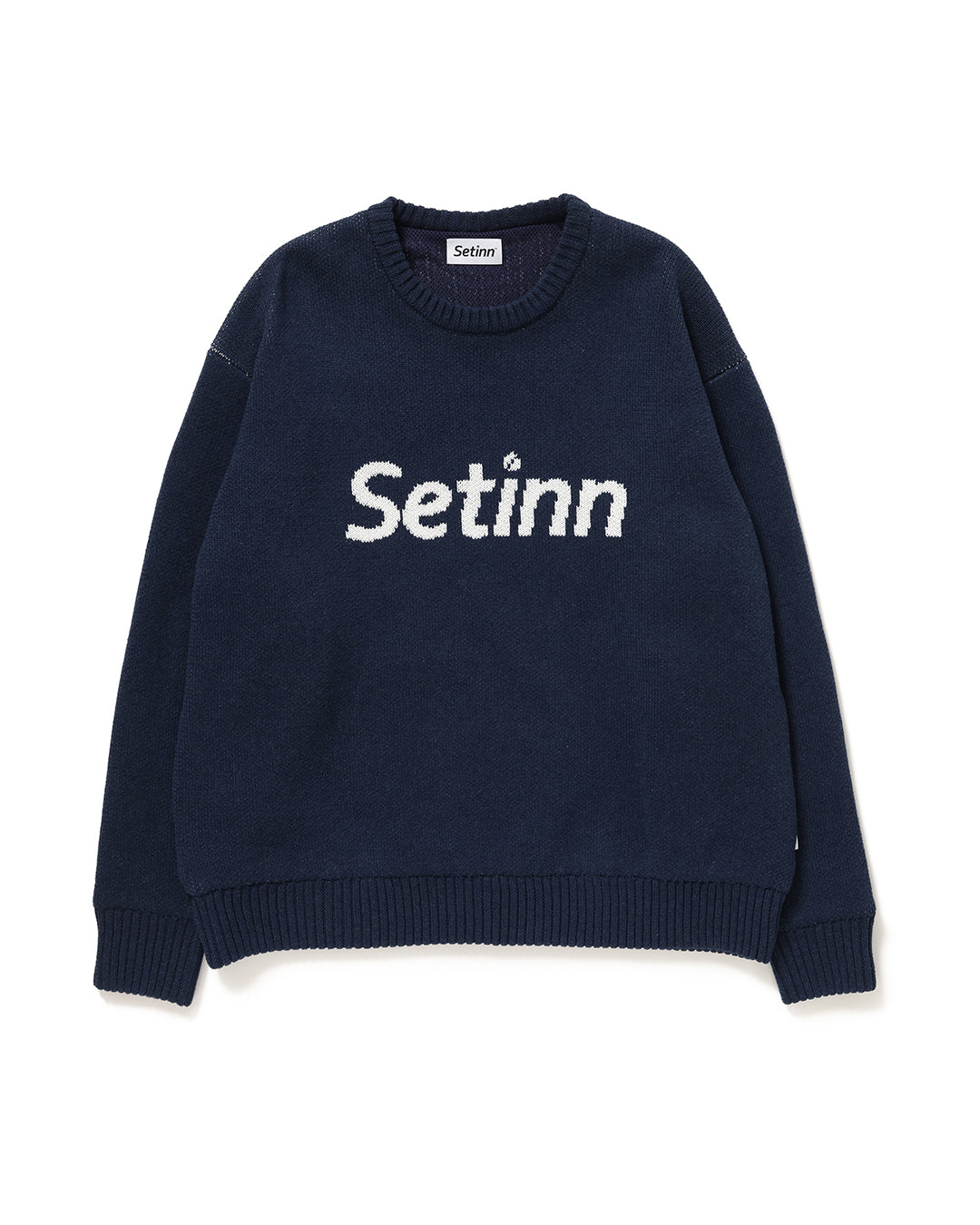 SETINN JACQUARD KNIT (NAVY)