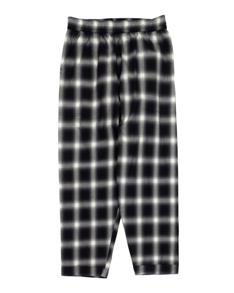 NIGHT PANTS OMBRE BLACK PLAID