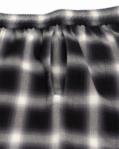 NIGHT PANTS OMBRE BLACK PLAID