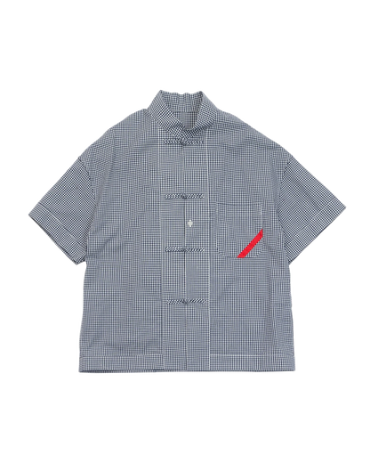 PAJALOPHA KUNG-FU GINGHAM NAVY PLAID