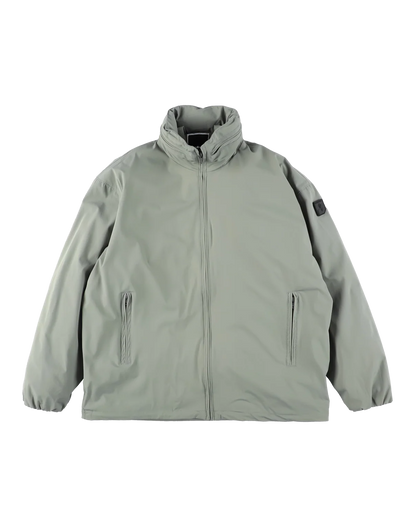CUSHY FLEECE COLLAR JACKET(GREY)