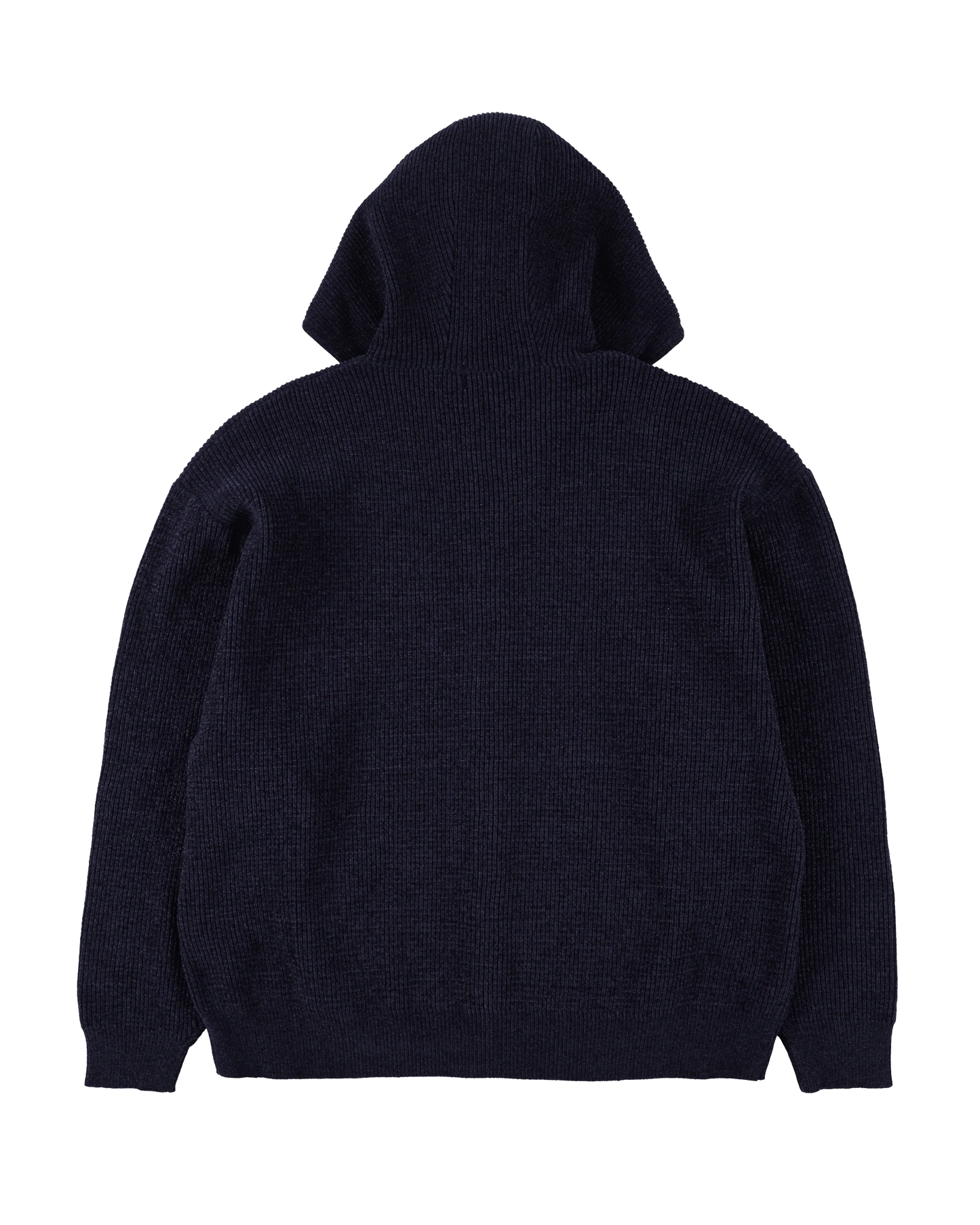 CORDY KNIT ZIP HOODIE (NAVY)