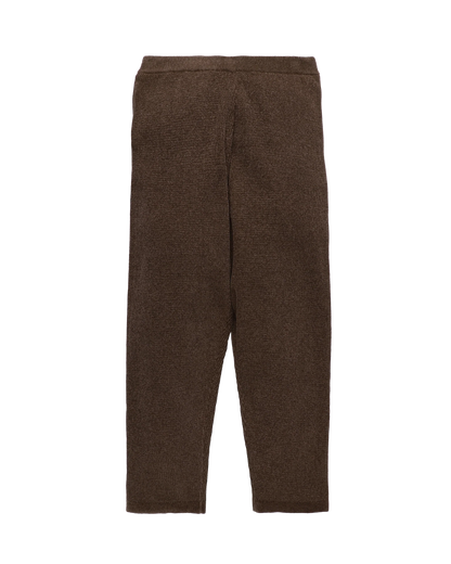 CORDY KNIT PANTS (BROWN)