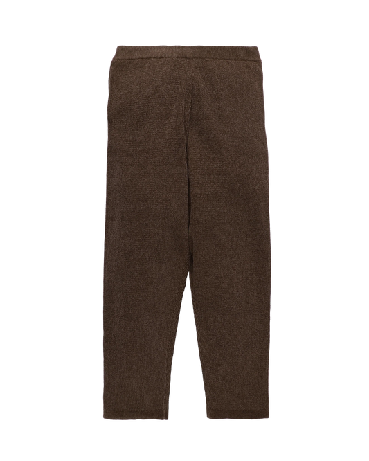 CORDY KNIT PANTS (BROWN)