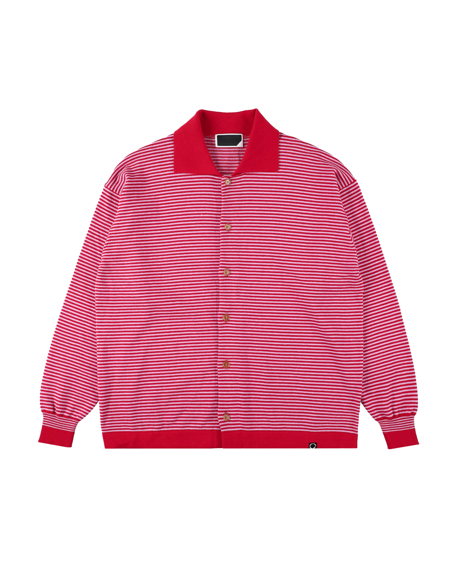 STRIPE KNIT SHIRT (RED)